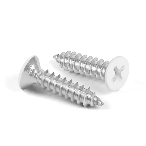 Miniatura 11 de Tornillos de chapa metálica de cabeza plana #14 x 3, tornillos para madera, autoroscantes, acero inoxidable 18-8 (304), 25 unidades Plateado