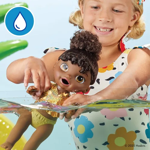 Miniatura 6 de Baby Alive Sunshine Snacks - Muñeca que come y hace popó, muñeca bebé con temática de verano que se puede usar en el agua, con molde para hacer