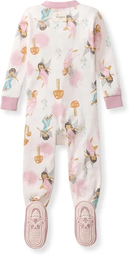 Miniatura 94 de Burt's Bees Baby Pijama para bebé niña, 100% algodón orgánico, pijama de una pieza, overol diagonal con cremallera, ajuste cómodo