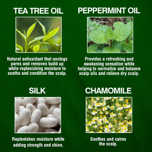 Miniatura 4 de CHI Aceite de árbol de té calmante en aerosol para el cuero cabelludo, espray hidratante para aliviar la irritación y la picazón, sin sulfato