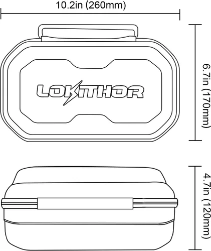 Miniatura 7 de Lokithor J402 Jump Starter 3000A 12V 24000Amh Batería portátil de litio para automóviles de hasta 9.0L de gas y 7.0L Diesel con carga rápida de 100