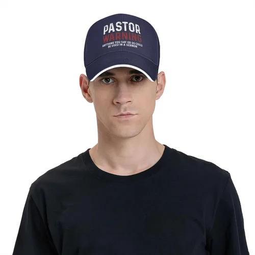 Miniatura 18 de Regalos de agradecimiento para pastores, regalos para pastores para hombres, sombrero de advertencia para pastor, gorra de advertencia para pastor