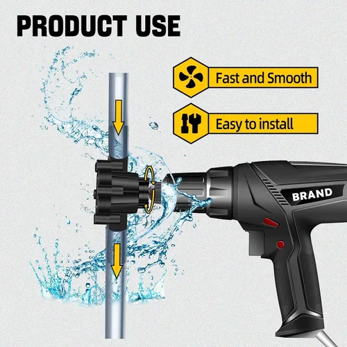 Miniatura 4 de Bomba de mano Bomba de agua de taladro de agua - Bomba de taladro eléctrica para agua, gasolina, aceite, diesel, bomba de transferencia de agua