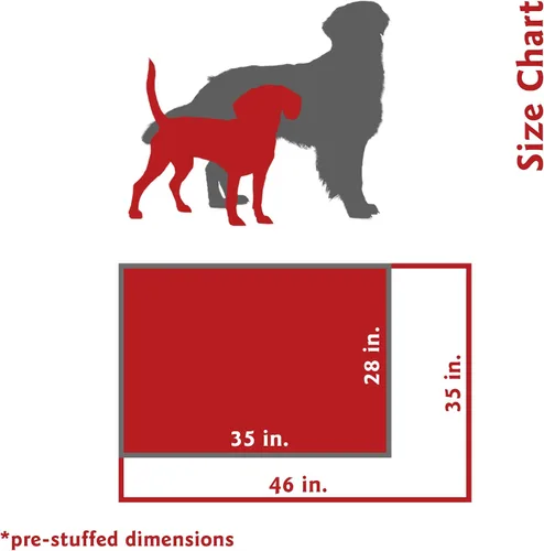 Miniatura 4 de Majestic Pet Cama rectangular para perros tamaño mediano, lavable, cama antideslizante y cómoda para mascotas, cama para jaula para perros, almohada