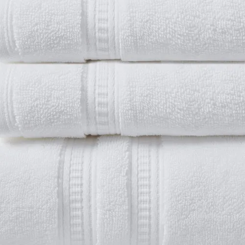 Miniatura 3 de Beautyrest Plume - Juego de toallas de baño 100 % algodón, lujosamente suave al tacto, calidad de spa premium de 26.46 oz/m², duraderas y Blanco