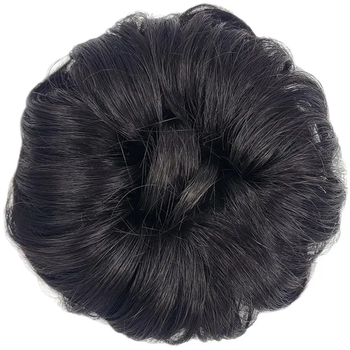 Miniatura 17 de HAIR COUTURE Avanti Moño desordenado - Pieza de extensión sintética instantánea, con pelo rizado ondulado postizo para mujeres