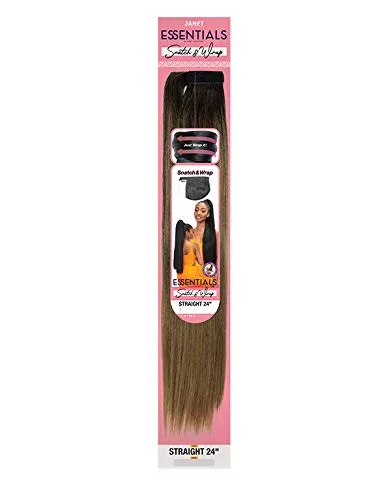 Miniatura 5 de Janet Collection Essentials Cola de caballo recta Snatch & Wrap 24 (1)
