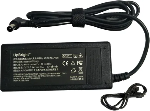 UpBright Adaptador de 24V CA/CC para Samsung HW-HM45 HW-HM45C HW-H450 Donga HW-450 HW-M550 HW-H750 HW-K550 HW-K551 HW-J8500 HW-J7500 HW-J7501