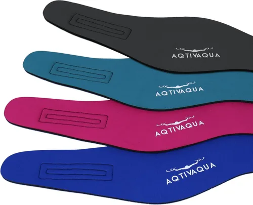 Miniatura 6 de AqtivAqua Diadema de Natación Banda para los Oídos Protección Cubierta Diadema de Natación para Niños Adultos Hombres Mujeres Niños Pequeños Tapones