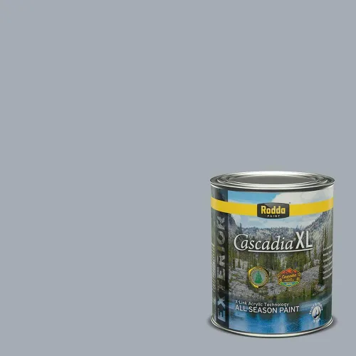 Miniatura 75 de Rodda Paint CASCADIA XL - Pintura satinada e imprimación para exteriores en uno, cuarto de galón, ancla