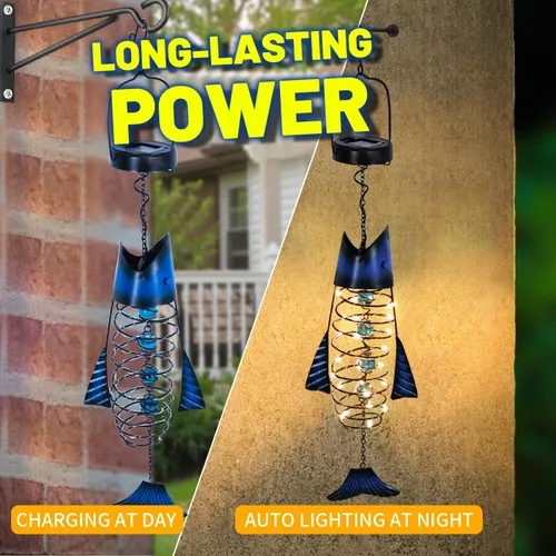 Miniatura 6 de HONGLAND Ofertas de patio, faroles solares impermeables para exteriores, paquete de 2 faroles de metal con luces LED blancas cálidas para jardín