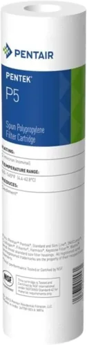 Miniatura 5 de Pentair Pentek P1 Filtro de agua de sedimentos, 10 pulgadas, cartucho de repuesto de polipropileno hilado debajo del fregadero, 10 x 2.5 pulgadas, 1