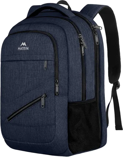 Miniatura 24 de MATEIN - Mochila para laptop de gran capacidad para mujeres, mochila de viaje aprobada por TSA con correa para equipaje y puerto USB, mochila