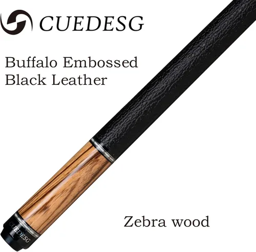 Miniatura 7 de Palo de Billar de Fibra de Carbono 10.5mm/11.8mm/12.5mm, Palo de Piscina de Baja Deflexión con Empuñadura de Madera Rara, Palo de Billar Profesional
