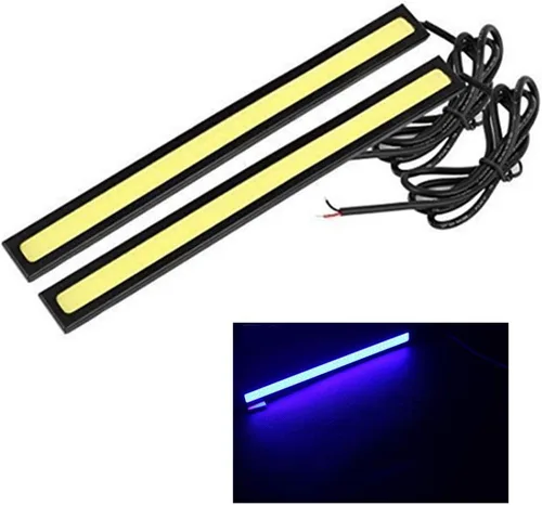 BININBOX Luces LED COB superbrillantes de 6 W, 12 V, para conducción de niebla DRL, luz diurna, lámpara de circulación diurna, impermeable, delgada,