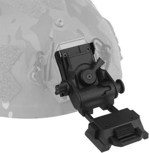 Miniatura 7 de Aetheria Soporte de visión nocturna L4G24 para PVS15/PVS18/GPNVG18, montaje abatible para gafas de visión nocturna para cascos WoSporT Fast (negro)