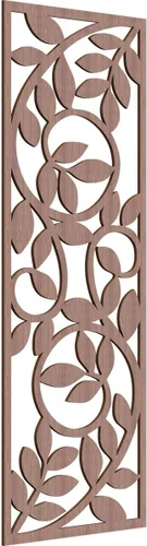 Miniatura 26 de 9 3/8"W x 24 3/8"H x 1/4"T Utica Decorativo Fretwork Madera Paneles de Pared, Abedul