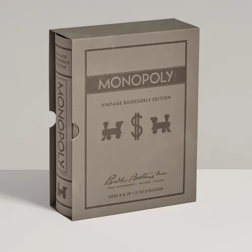 Miniatura 3 de Juego de mesa monopolio edición vintage de Libro de lino (versión E.U.)