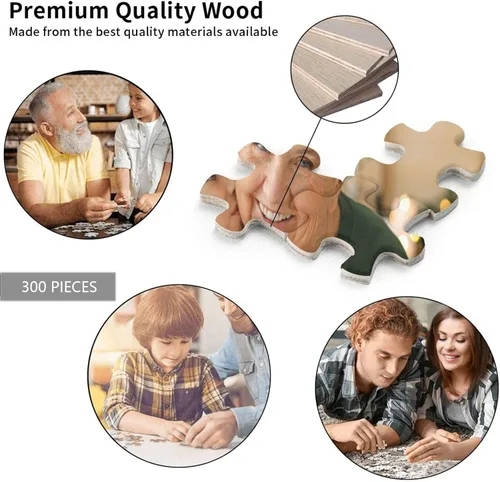 Miniatura 4 de Rompecabezas personalizado de la foto 300/500/1000 piezas rompecabezas de imágenes personalizado para familia, boda, Navidad, regalos de Acción