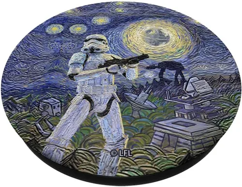 Miniatura 2 de Star Wars PopSockets PopGrip estándar Starry Night Stormtrooper