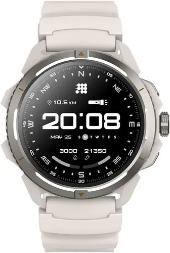 Reloj inteligente robusto Cubitt Terra con GPS de doble banda, pantalla AMOLED de 1.48”, mapas sin conexión, IA VITA, entrenador AI, puntaje de