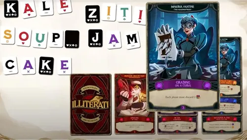 Miniatura 6 de Gap Closer Games Illiterati Juego de mesa cooperativo Juego de familia de palabras 1 a 5 jugadores Edades 7+ 30 minutos