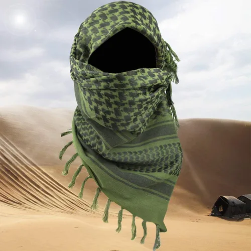 Miniatura 5 de FREE SOLDIER - Bufanda militar, shemagh, pañuelo palestino, bufanda para la cabeza o el cuello, pañuelo árabe, pañuelo del desierto para la cabeza