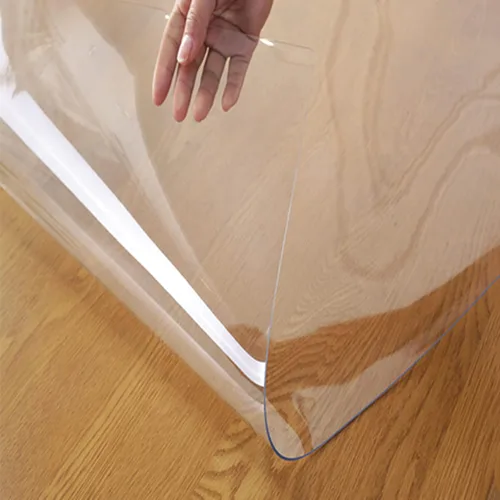 Miniatura 2 de Manteles transparentes de 0.079 in fuertes, cubierta de plástico transparente, protector de mesa lavable, tapete de mesa impermeable de PVC