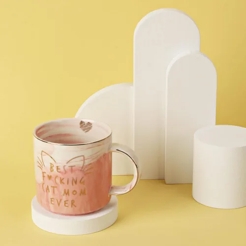 Miniatura 6 de Regalos para mamá de gato para mujeres, taza de café Crazy Cat Lady regalo para amantes de los gatitos, mamá, hija, hermana, tía, esposa, mejores