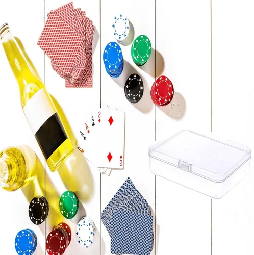 Miniatura 6 de MFDSJ 6 piezas de recipientes de almacenamiento de plástico mini con tapa, caja rectangular transparente de 4.5x3.4 pulgadas para recoger objetos