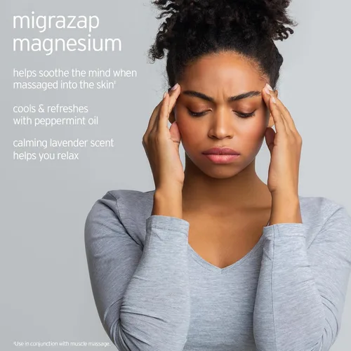 Miniatura 3 de LIFE-FLO MigraZap - Rollo de magnesio con cloruro de magnesio, aceite esencial de lavanda, aceite esencial de menta, masaje en las sienes, la frente