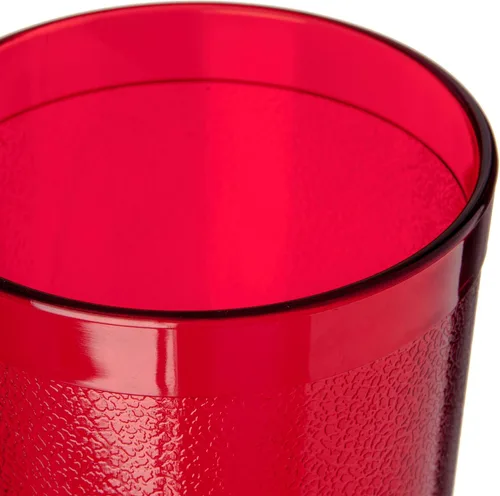 Miniatura 5 de Vasos de plástico Carlisle, apilables, resistentes a la rotura, sin BPA, 16 onza, Rubí