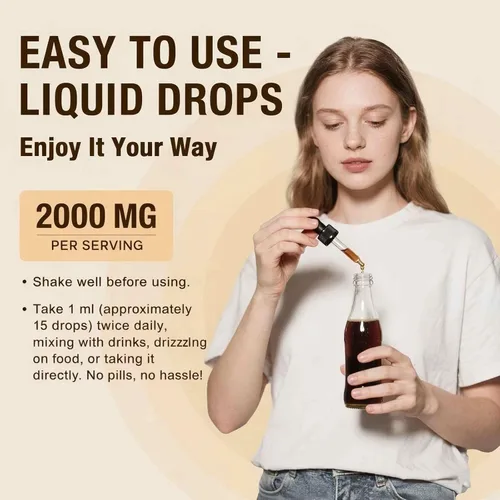 Miniatura 6 de Jagielolia Líquido de glutatión liposomal de 2000 MG, fabricado en los Estados Unidos, suplemento de glutatión reducido, absorción mejorada, sin