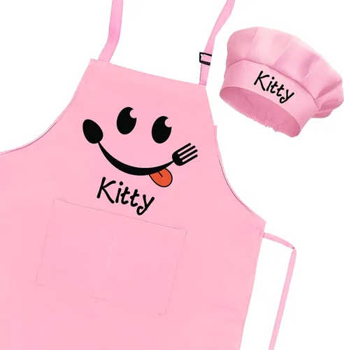 Delantal personalizado para niños, delantal de cocina personalizado para niños, juego de niños, delantal de pintura, delantal de cocina para niños,