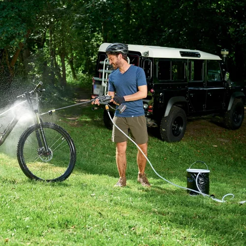 Miniatura 2 de WORX WA4015 Hydroshot - Accesorio plegable para cubo de agua, color negro