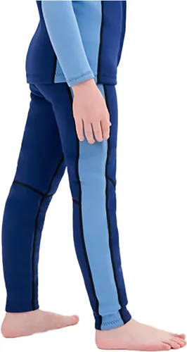Miniatura 2 de Traje de neopreno para niños, chaqueta superior de neopreno de 0.059 in/0.118 in para niños, manga larga, camisa de neopreno para niños y niñas