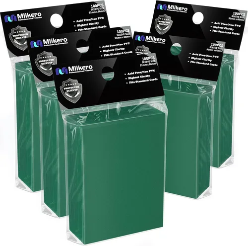 Miniatura 13 de 1000 fundas para tarjetas negras, protectores de mazo con fundas mate para cartas, fundas para cartas de intercambio aptas para MTG, TCG y cartas