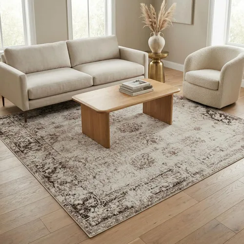 Miniatura 108 de Unique Loom Sofia Collection - Tapete Casino, 2 pies 2 pulgada x 3 pies 1 pulgada, rectangular, beige/tostado