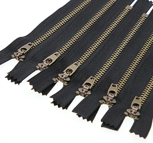 Miniatura 10 de Leekayer Cremallera de latón de 8 pulgadas, cremallera 3# para jeans, cremallera de extremo cerrado para botas, bolsos, mochila, cremallera de Cinta