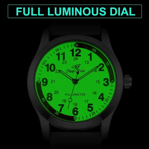 Miniatura 2 de SIBOSUN Nurse Watch Wrist Watch Easy to Read Watches for Medical Students, Nurse, Doctors, Quartz Analog Second Hand Luminous Waterproof Silicone