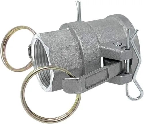 Miniatura 5 de Gloxco Tipo D de aluminio leva y ranura de manguera de conexión, 1" Camlock hembra x 1" NPT hembra (CAM-10-D-AL)