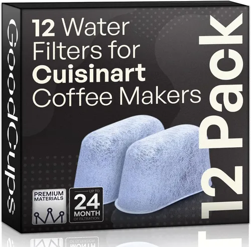 Miniatura 10 de 6 filtros de agua para cafeteras Cuisinart, filtros de agua de carbón de repuesto, se adapta a todas las cafeteras Cuisinart de GoodCups