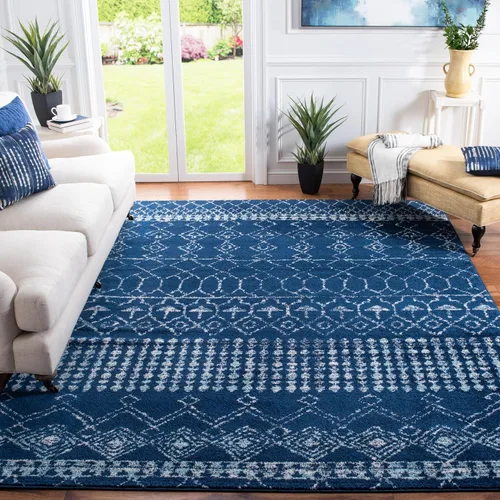 Miniatura 59 de SAFAVIEH Tulum Collection - Alfombra decorativa de 2 x 3 pies, diseño marroquí bohemio envejecido, no desprende pelusa y fácil de limpiar, ideal
