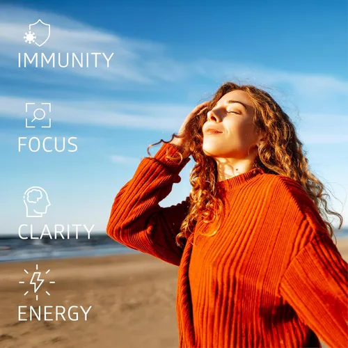 Miniatura 3 de Complejo de hongos N1N Premium [10 hongos potentes] con Reishi, melena de león, cordyceps, chaga, cola de pavo y maitake para apoyar la salud