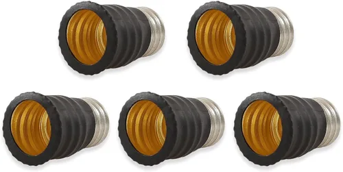 Miniatura 4 de ELECTOP Adaptador de base de bombilla LED E11 a E12, convertidor de lámpara de enchufe de luz (paquete de 5)