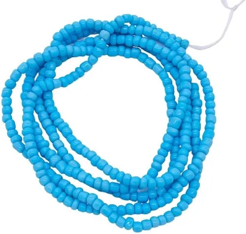 Miniatura 2 de Cuentas de cintura africanas para mujer, cuentas de cintura Cuentas de semillas grandes Afrocéntricas Cloth & Cord