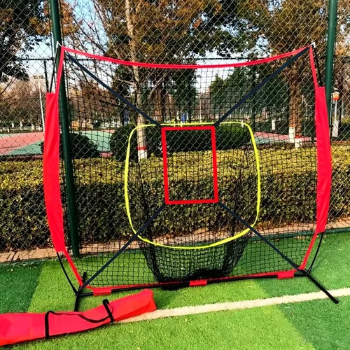 Miniatura 7 de Objetivo Strike Zone para red de béisbol y softbol, objetivo de práctica para lanzamiento, golpeo, bateo y atrapada, ayudas de entrenamiento