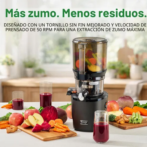 Miniatura 2 de Kuvings AUTO10 Exprimidor de prensa fría blanco - Exprimidor de masticación sin manos con motor de 240W - Máquina eléctrica silenciosa con tolva