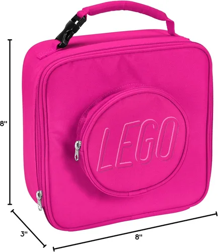 Miniatura 3 de LEGO Brick Eco Lunch, Rosado, Lego Bolsa de almuerzo de ladrillo