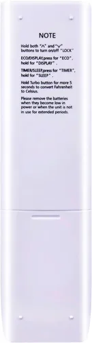 Miniatura 3 de Reemplazar el control remoto de CA compatible con aire acondicionado TCL, con convertidor Fahrenheit Celsius